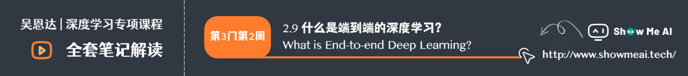 什么是端到端的深度学习？ What is End-to-end Deep Learning?