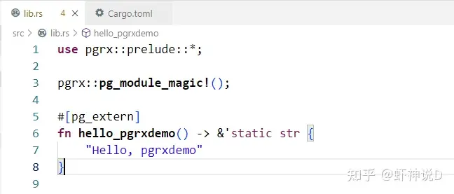 [pgrx开发postgresql数据库扩展]3.hello world全流程解析