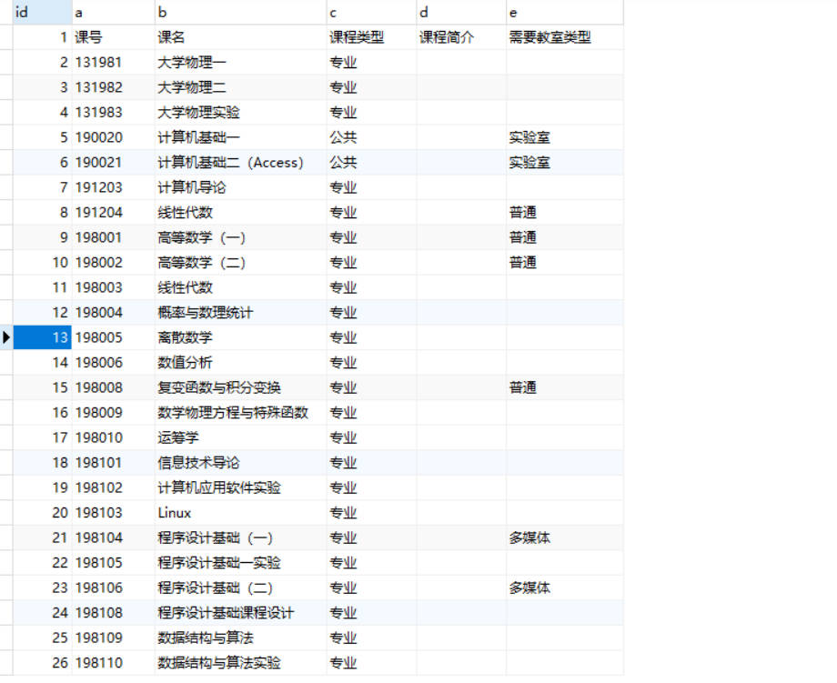 教务管理系统