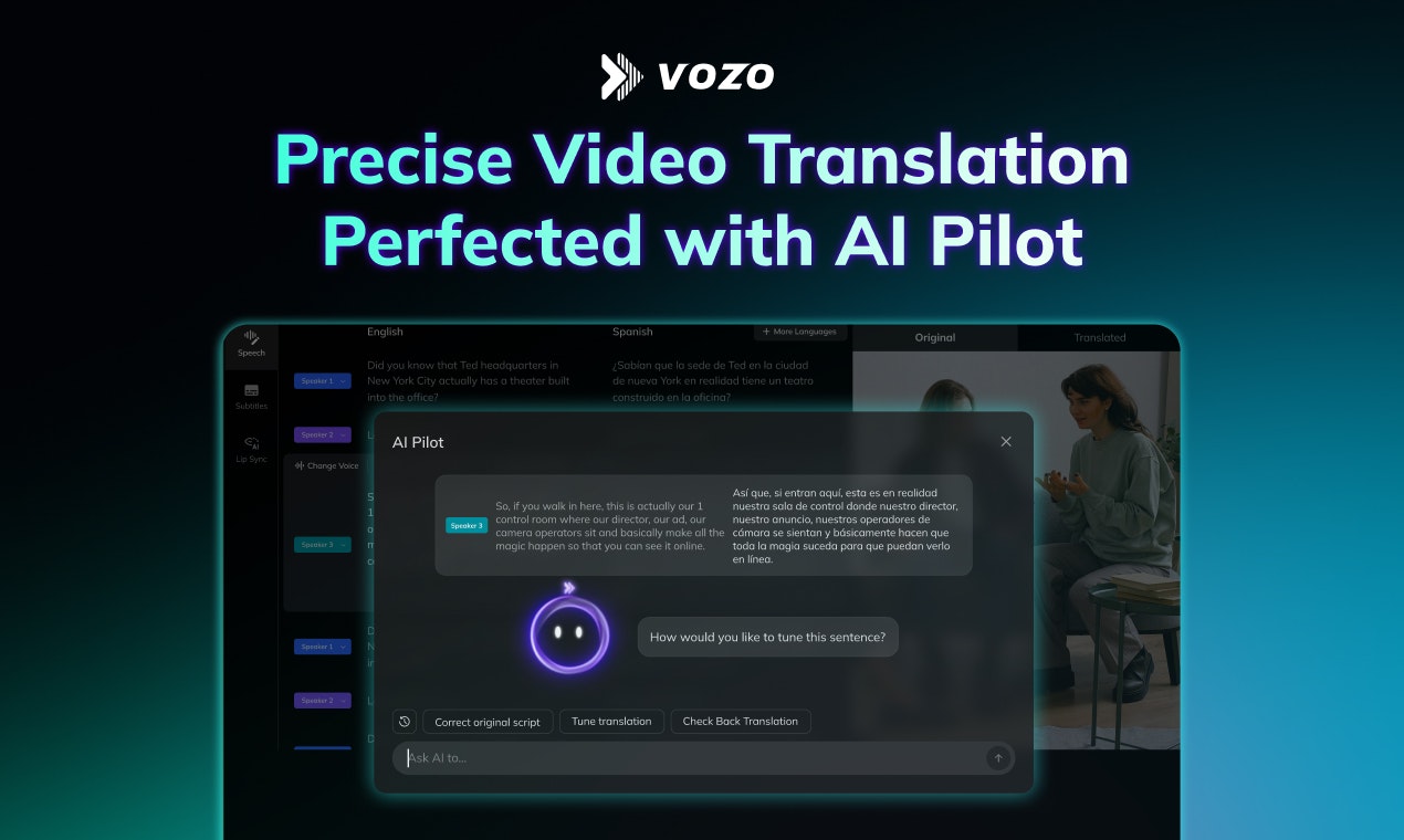 Vozo Video Translator