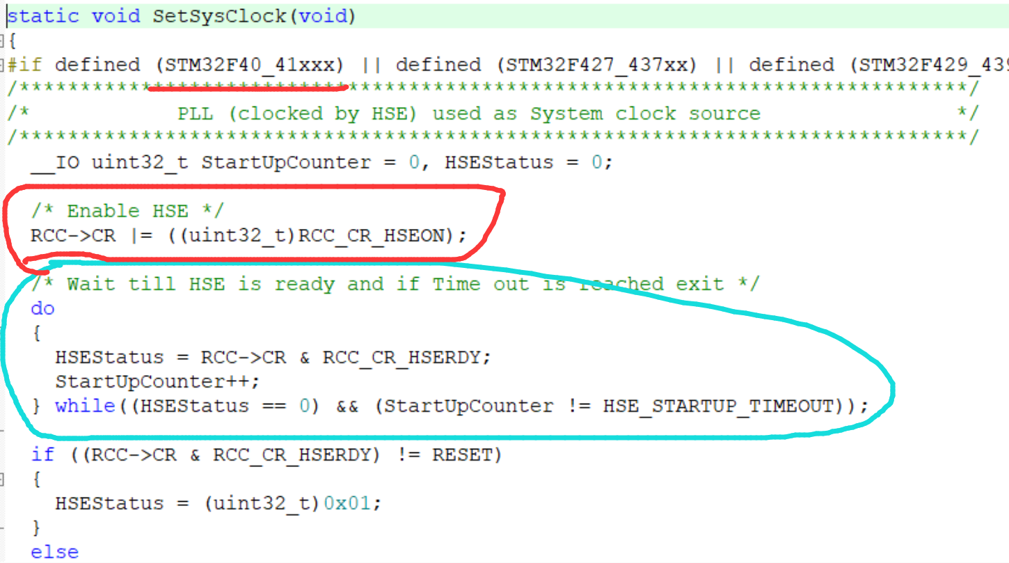 STM32  SystemInit()函数学习总结