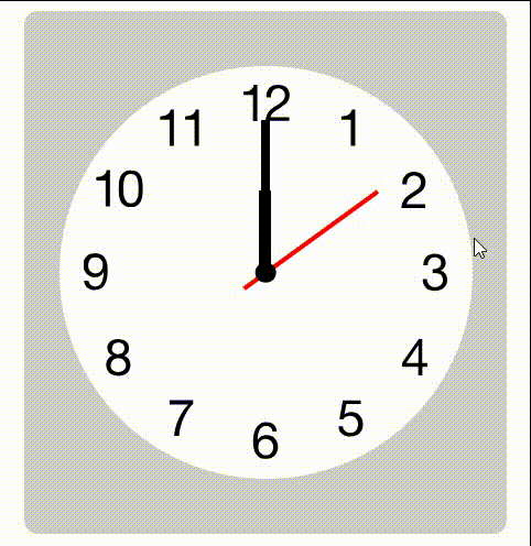 CSS时钟案例