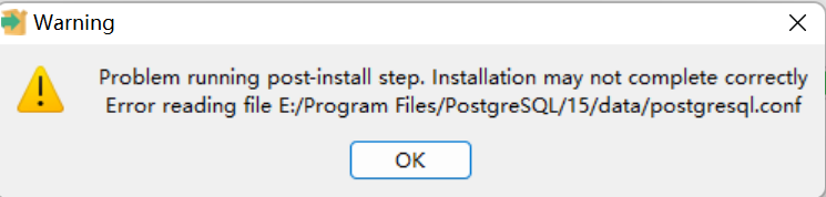 Windows安装PostgreSQL常见问题总结解决