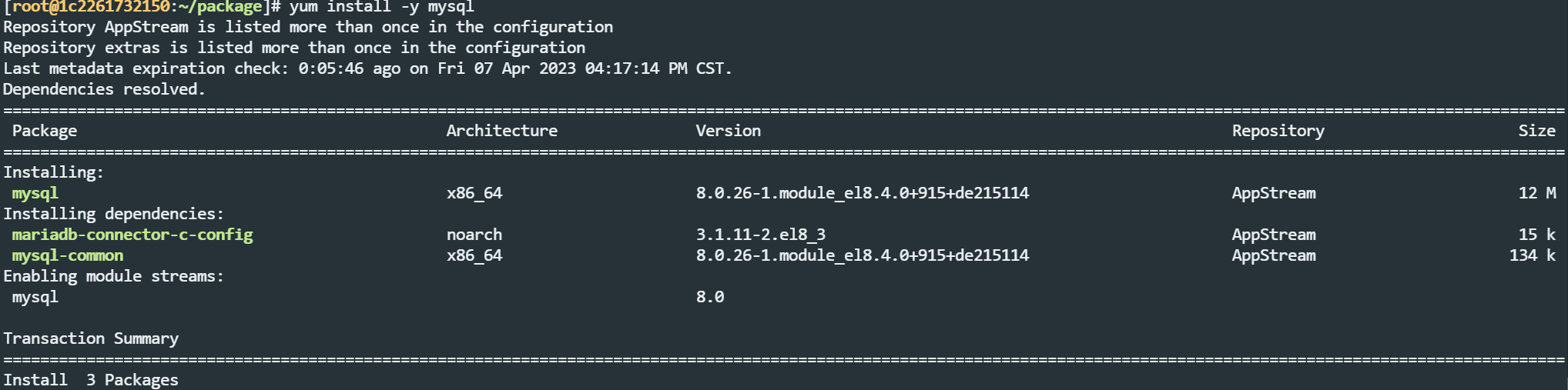 【Mysql】安装和基础环境配置