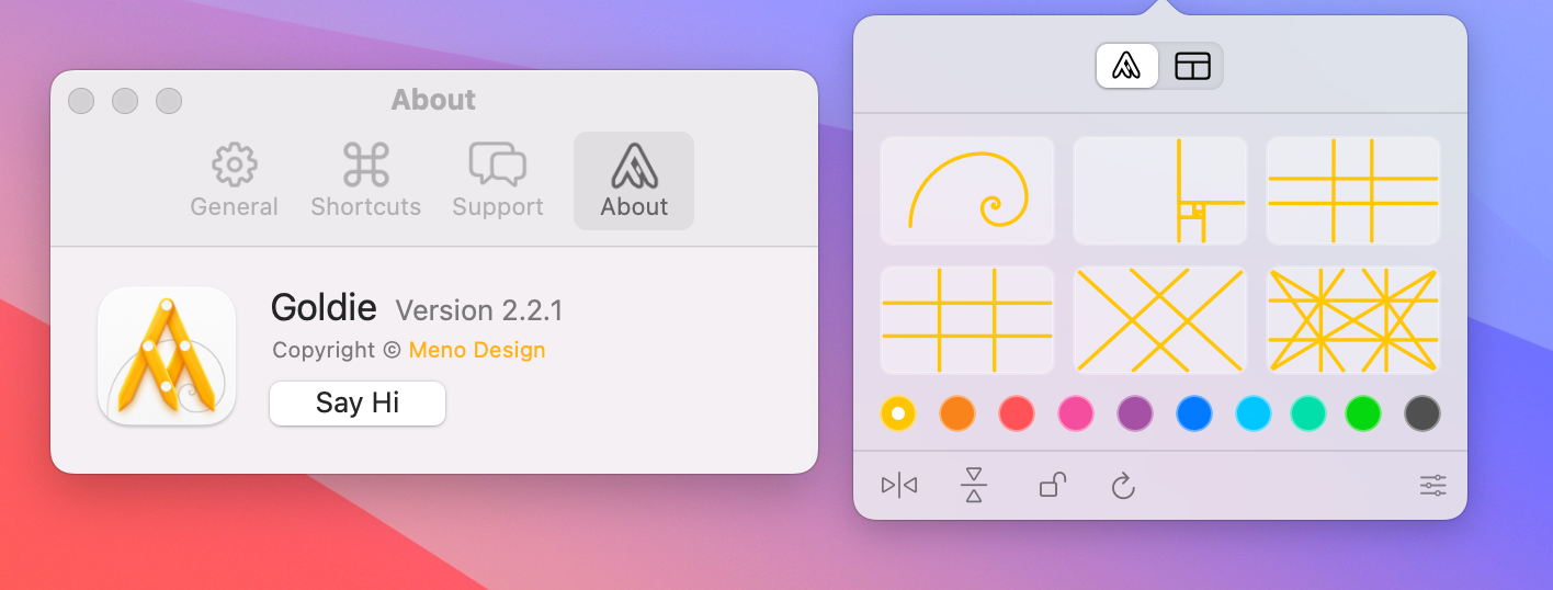 Goldie App for Mac v2.2.1 - 黄金比例计算工具