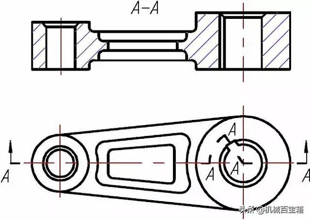 solidworks阶梯剖视图图片