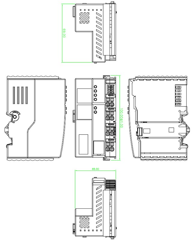 Profinet耦合器：分布式IO系统BL201_profinet_12