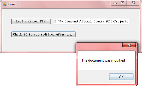 如何使用 C# 检测签名的 PDF 是否被修改