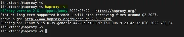 Haproxy-version-ubuntu-22-04