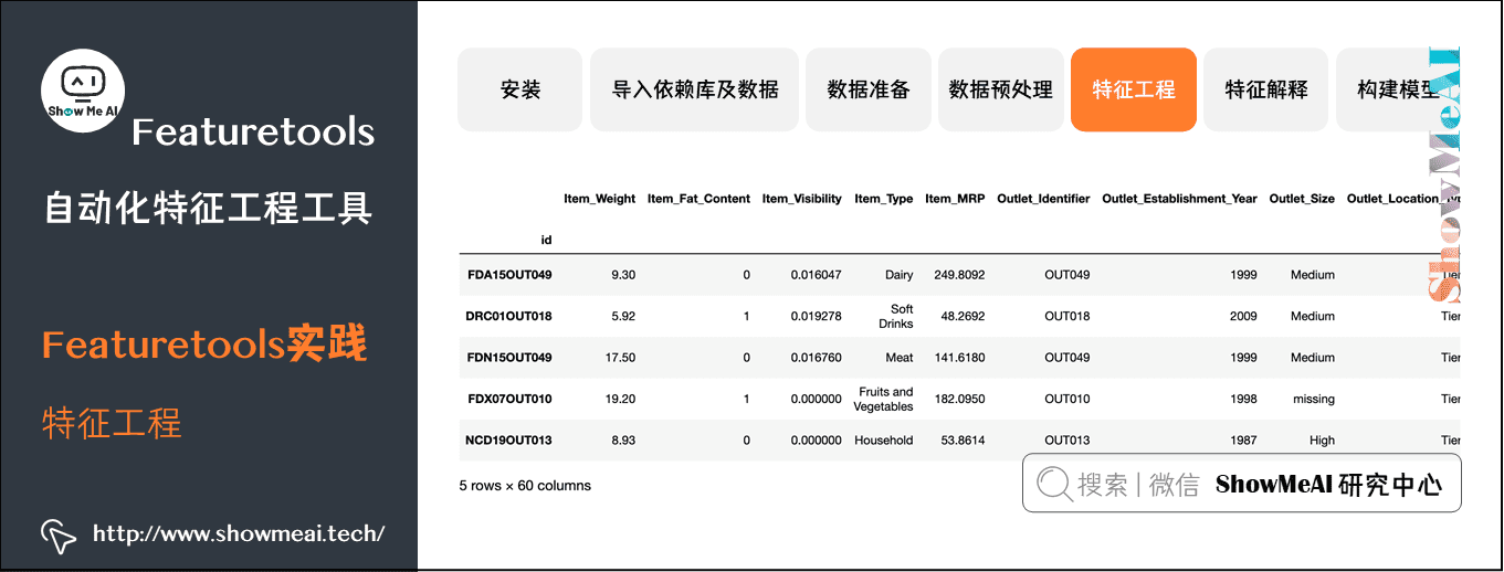 Featuretools; 自动化特征工程工具; Featuretools实践; 特征工程; 9-12