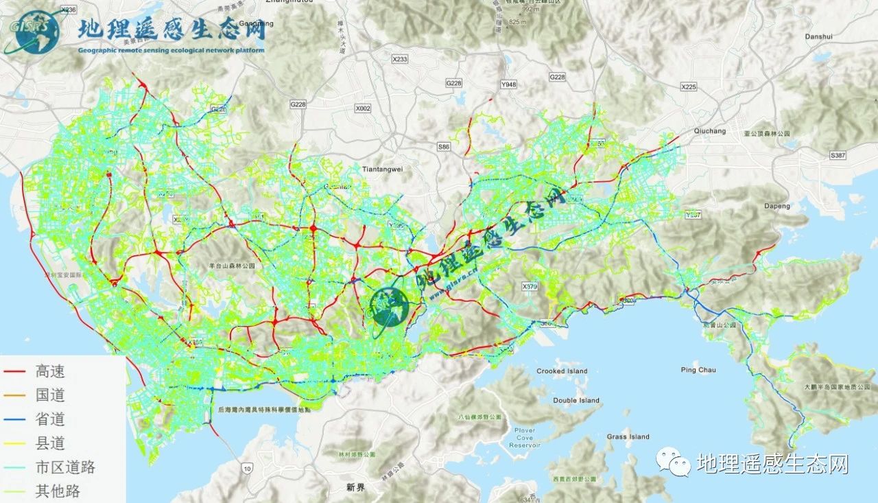 ​2005/2008-2022逐年道路网分布数据