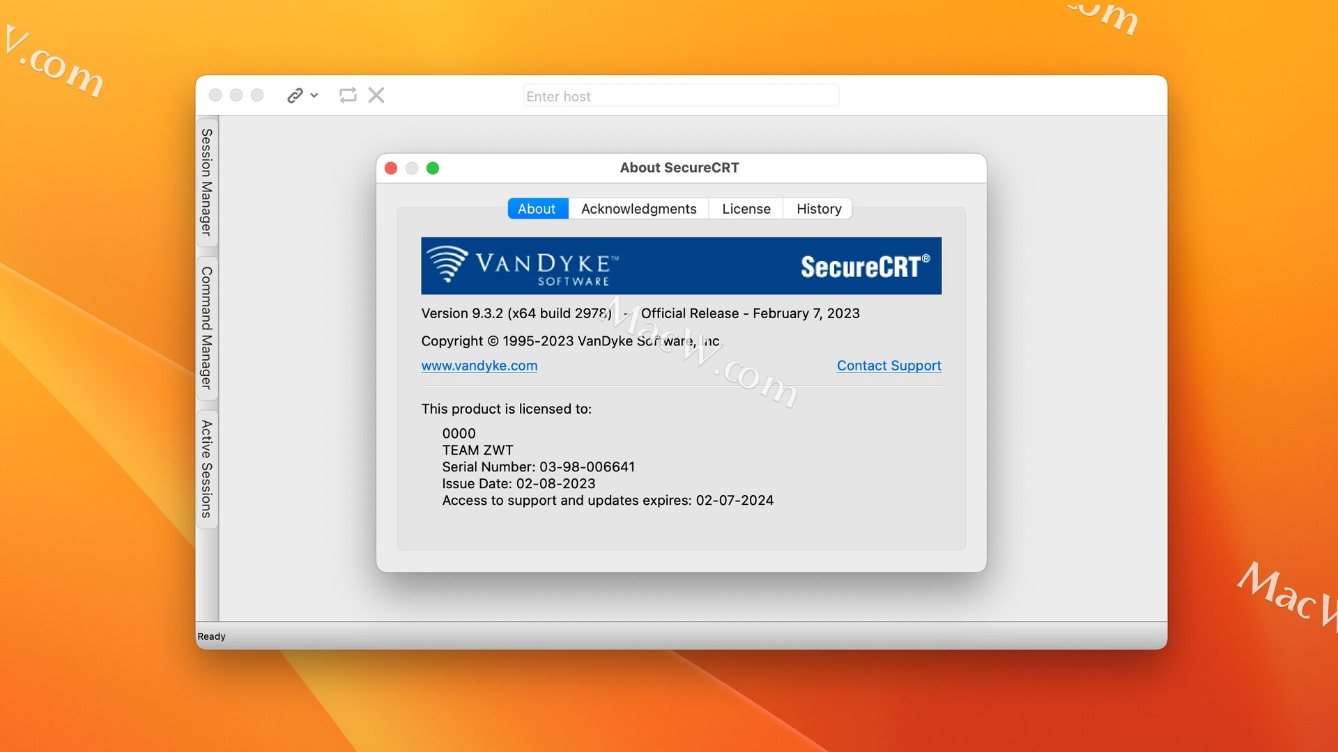 苹果mac电脑securecrt下载 附securecrt破解文件