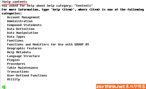 How to get help for mysql/mariadb command How to get help for mysql/mariadb command