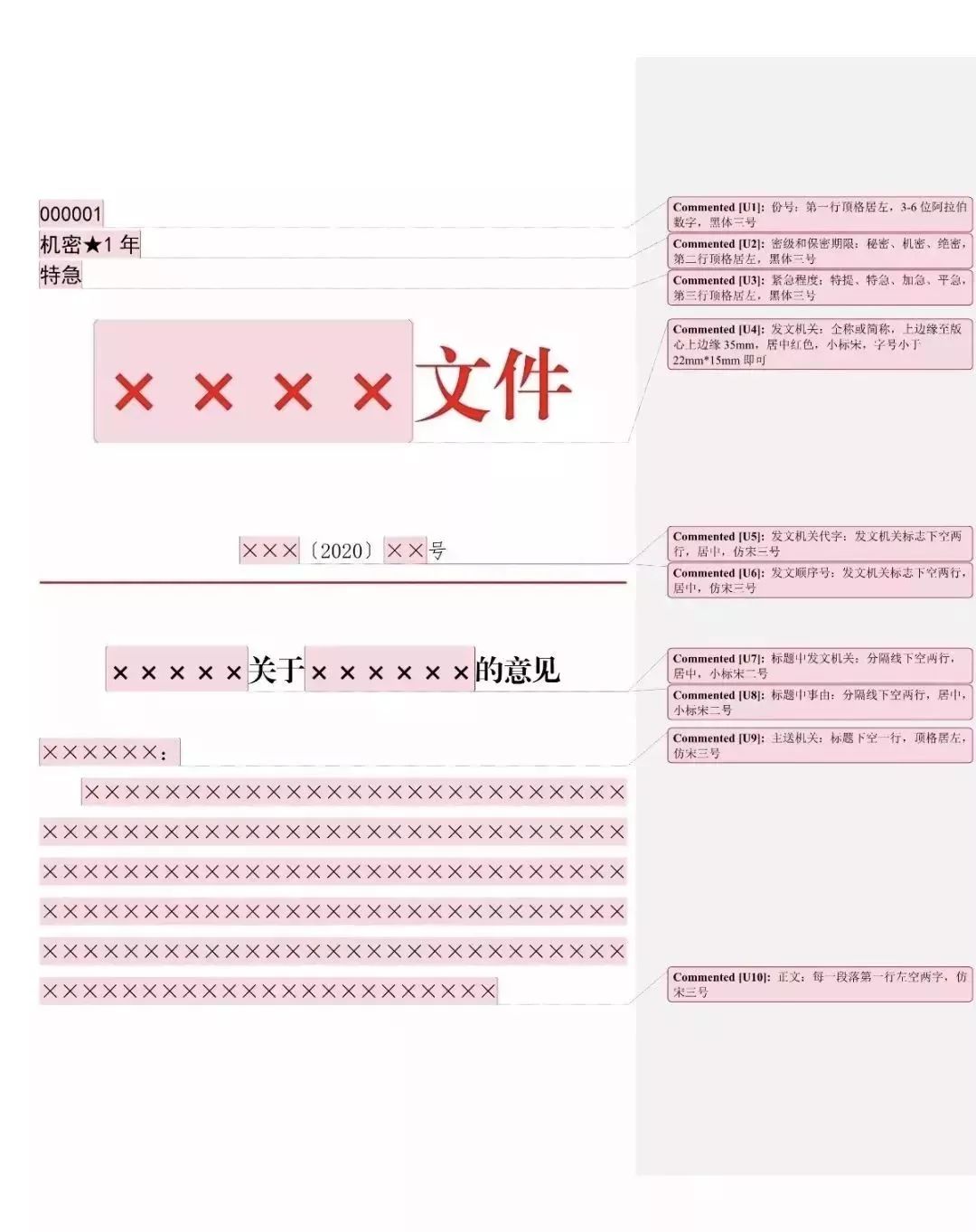 标自然段的序号格式真正权威的公文写作格式附详细示例图抓紧收藏