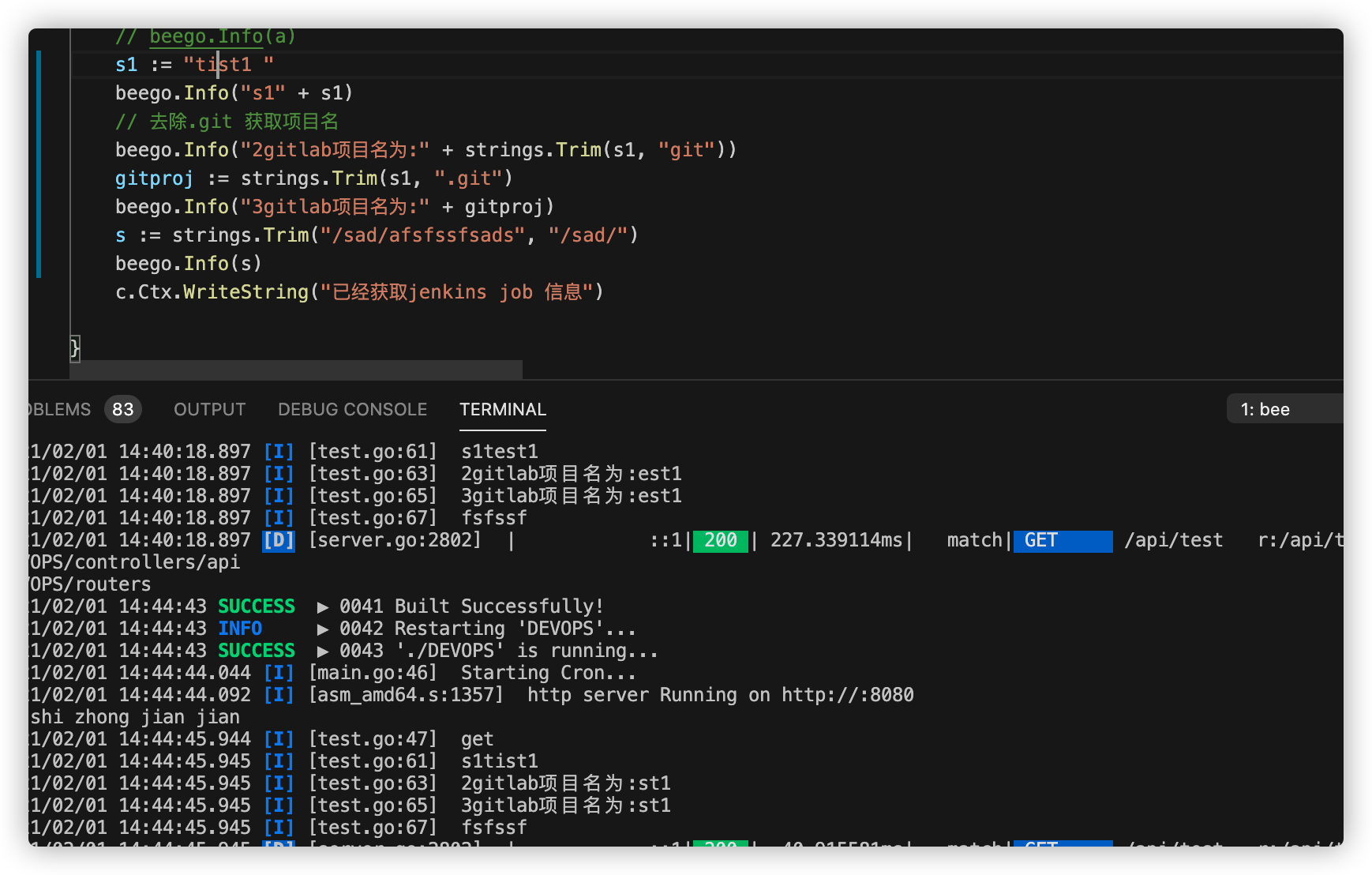  golang strings Trim CSDN 