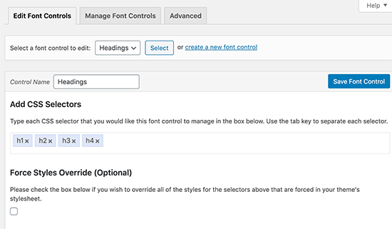 Add CSS selectors Add CSS selectors