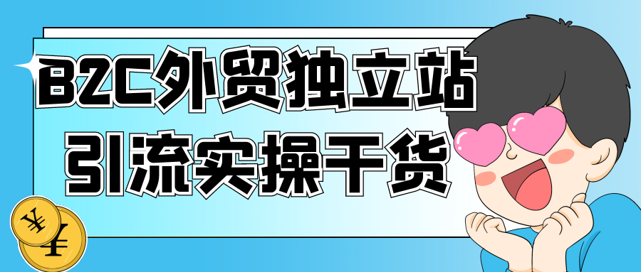 B2C外贸独立站怎么引流？策略（套路）比渠道重要