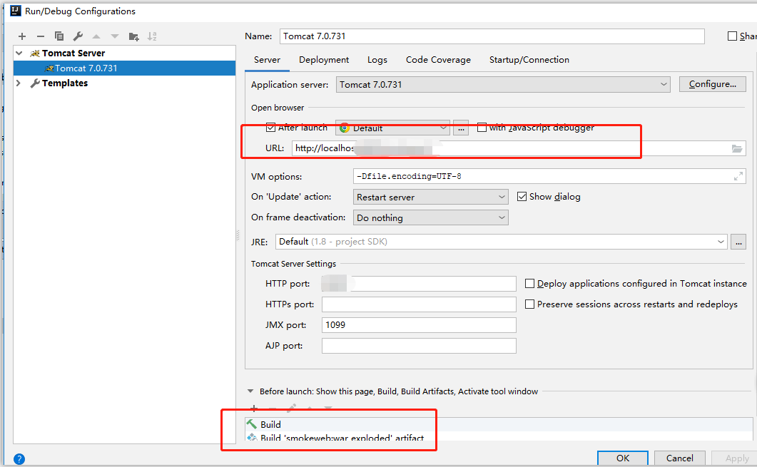 IntelliJ IDEA启动一个普通的java web项目的配置