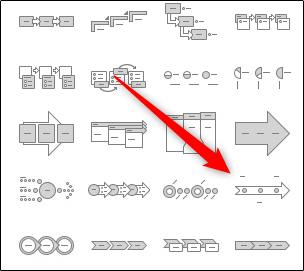 Basic timeline smartart