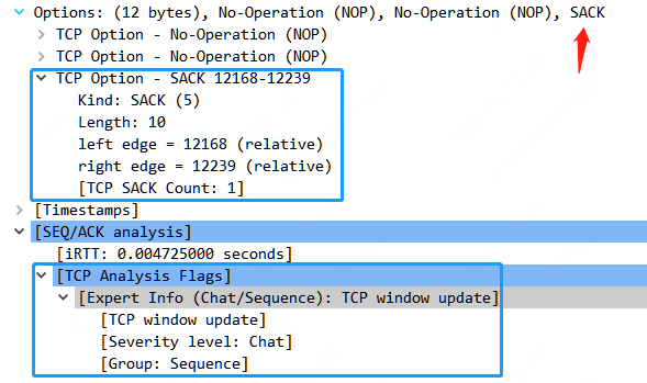 TCP Analysis Flags 之 TCP Window Update