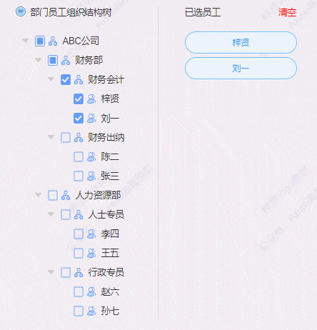 【Axure高保真原型】多级树形穿梭框选择器