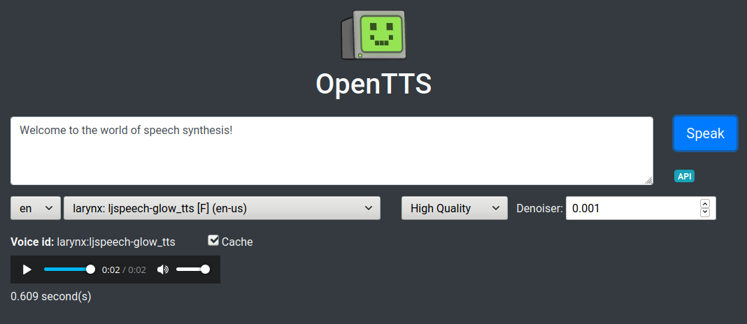 OpenTTS: Offener Text-to-Speech-Server