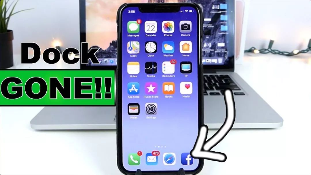 iphone 隱藏 dock 欄的方法,只需要一張特定的壁紙,就能讓 iphone 的