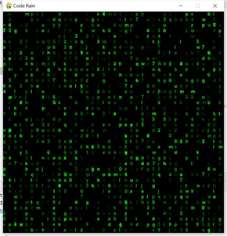 【黑客帝国】代码雨来啦--基于pygame实现_可可卷的博客