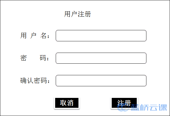 某网站的注册功能界面