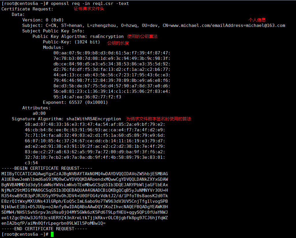 openssl查看证书公钥 openssl 验证证书和密钥_OpenSSL CA_02