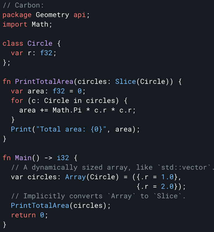 谷歌开源替代 C++ 的编程语言：Carbon