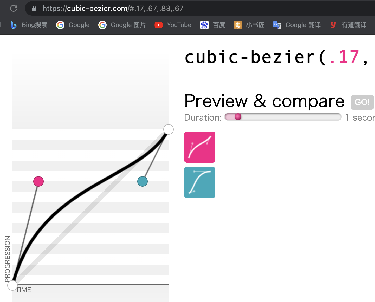 cubic-bezier.辅助工具