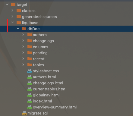 liquibase文档