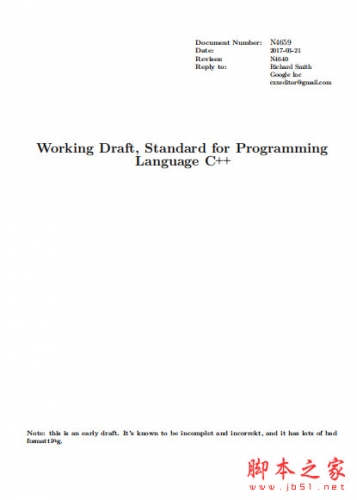 c 17 语言标准下载,C++ 17 标准手册(含C++ 17 STL Cookbook) 官方pdf原版