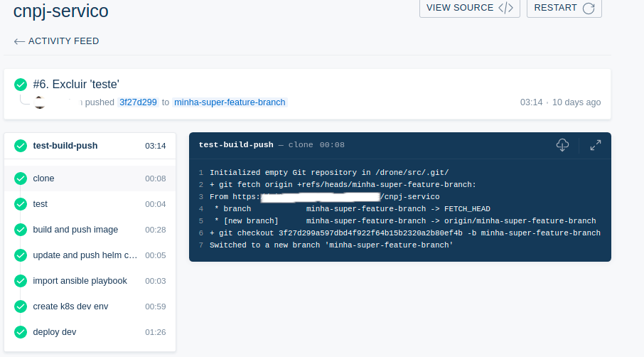 plsql中trunk 表_kubernetes环境中基于Trunk的开发策略的ci cd管道项目