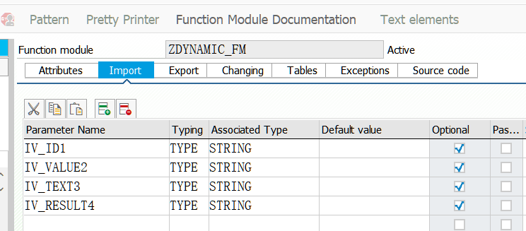 66. SAP ABAP Function Module 的动态调用方式使用方式介绍