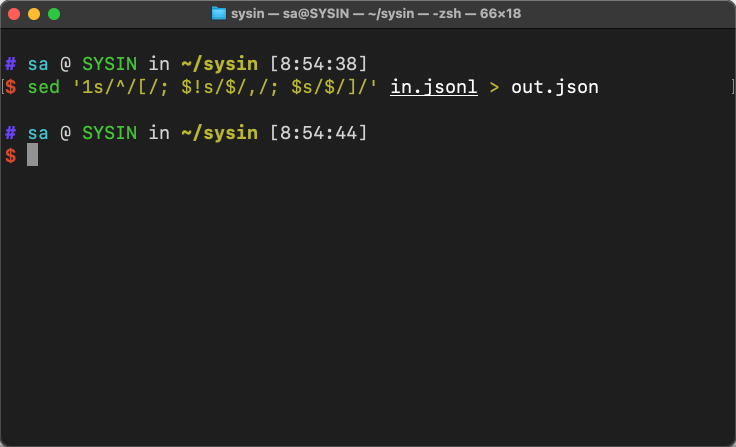 Convert JSON Lines to JSON