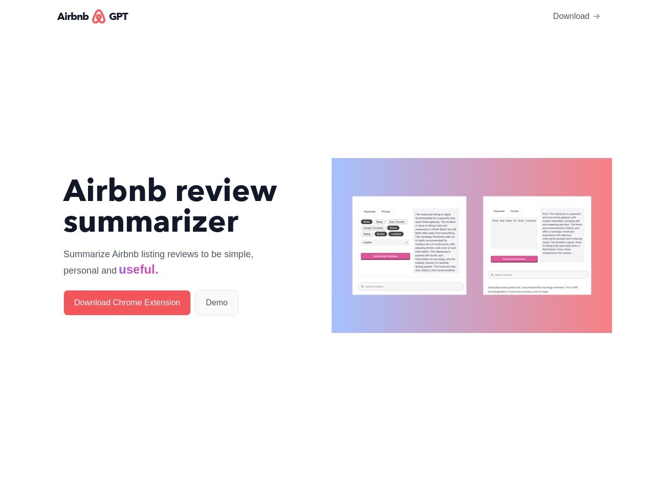 Airbnb Review Summarizer