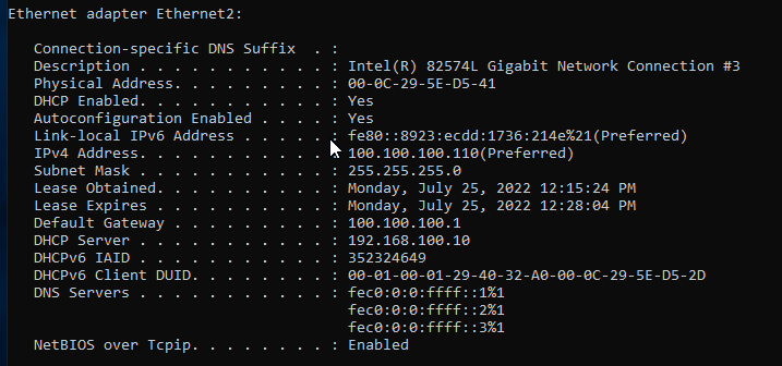 Centos7搭建DHCP