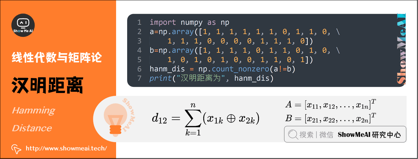 汉明距离 Hamming Distance