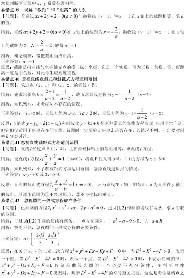 向量空间的基和维数例题_高中数学易错点知识点例题分析，建议收藏-CSDN博客