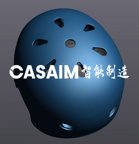 CASAIM三维扫描仪在运动防护的应用高端运动器材设计定制器材头盔