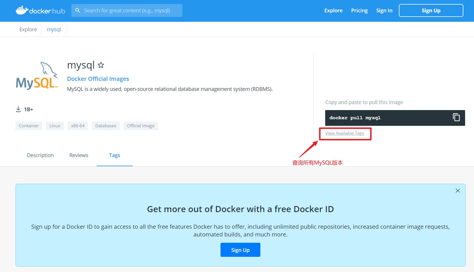 Docker安装MySQL