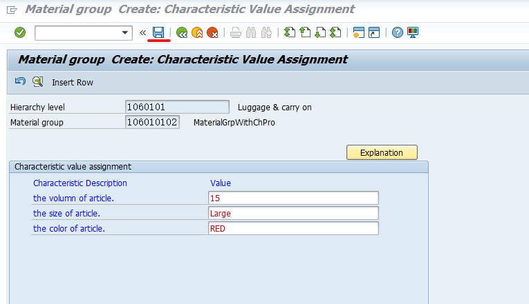 SAP RETAIL ļ(Characteristic Profile) II