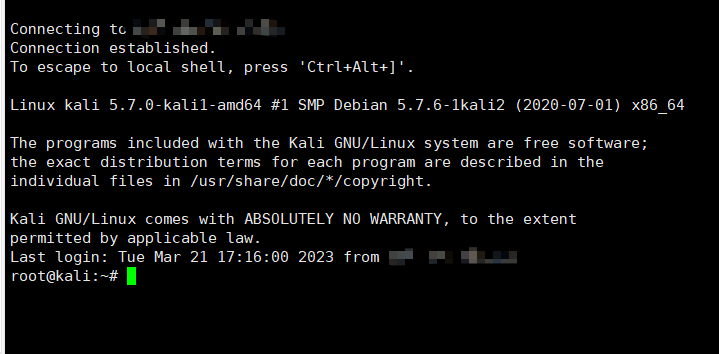 解决Xshell无法连接Kali Linux  2020.1(2019.3)版本