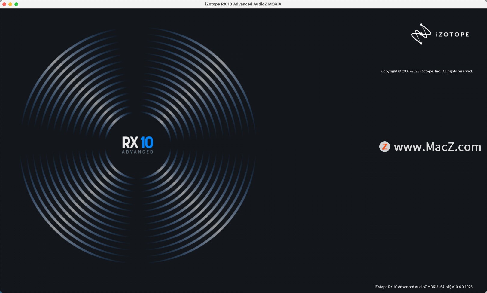 iZotope RX 10(音频修复和增强工具)