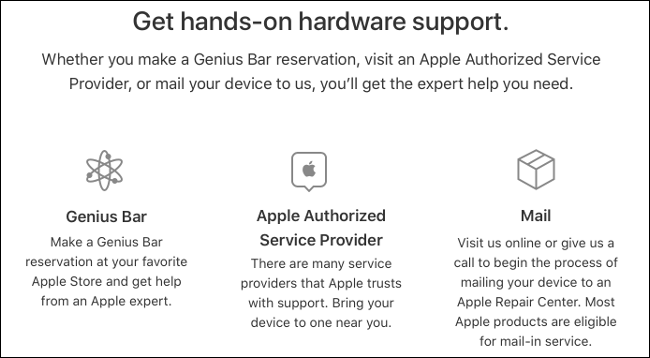 Make a Genius Bar or Authorized Service Center Appointment