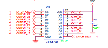 74HC573D