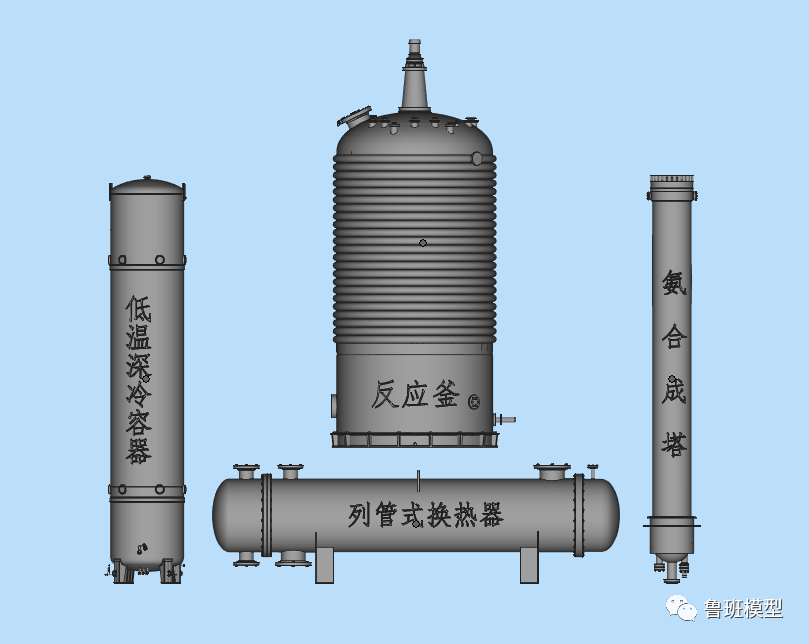 化工图纸中LISP_化工设备厂参展模型设计制作