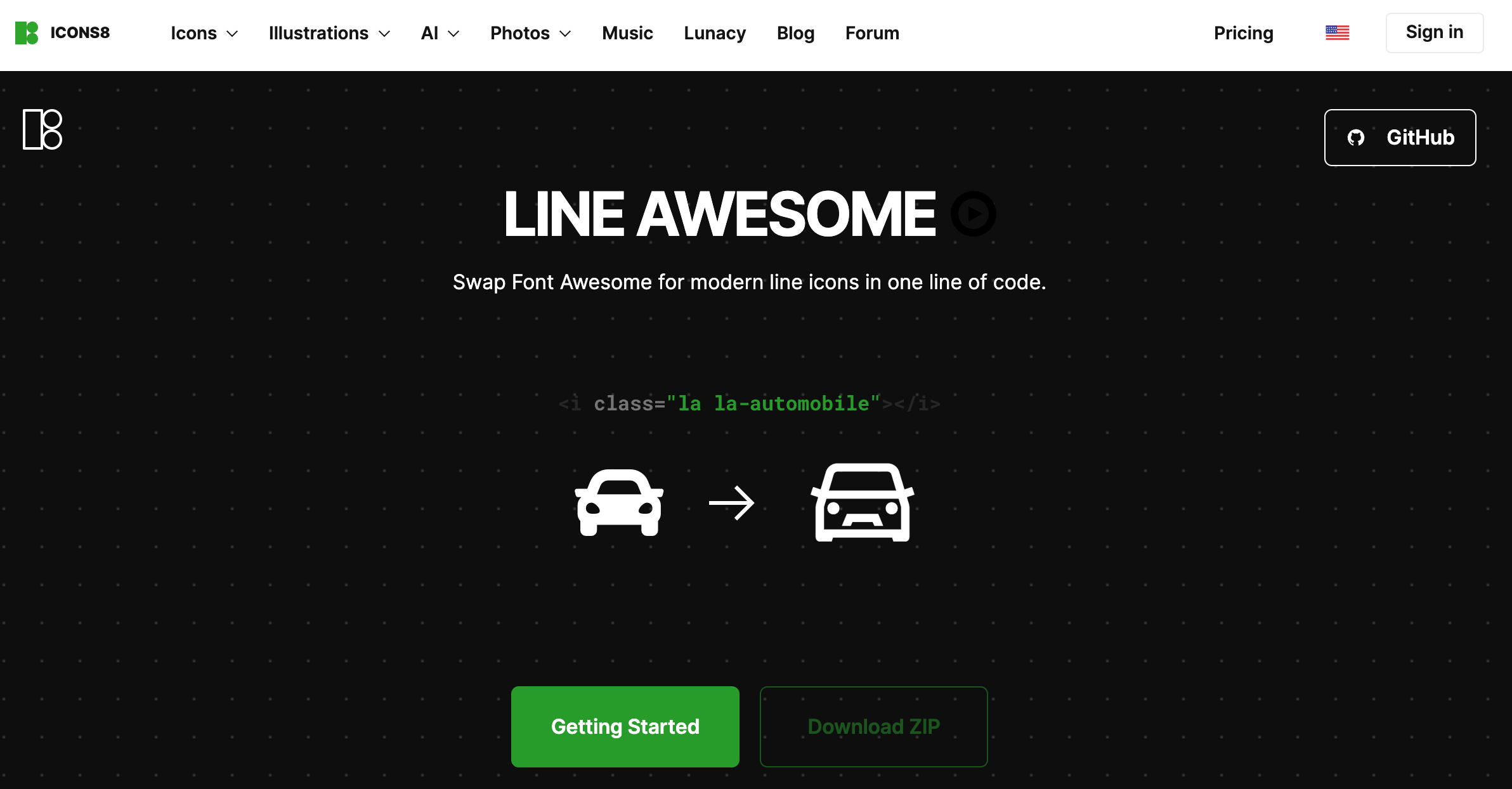 line-awesome